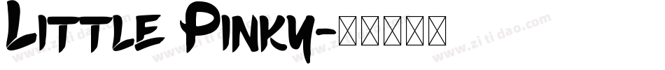 Little Pinky字体转换
